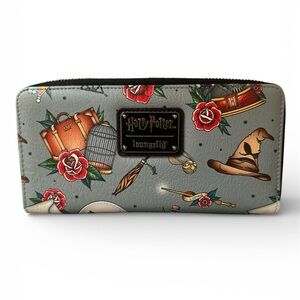 Loungefly Harry Potter Themed Gray Wallet